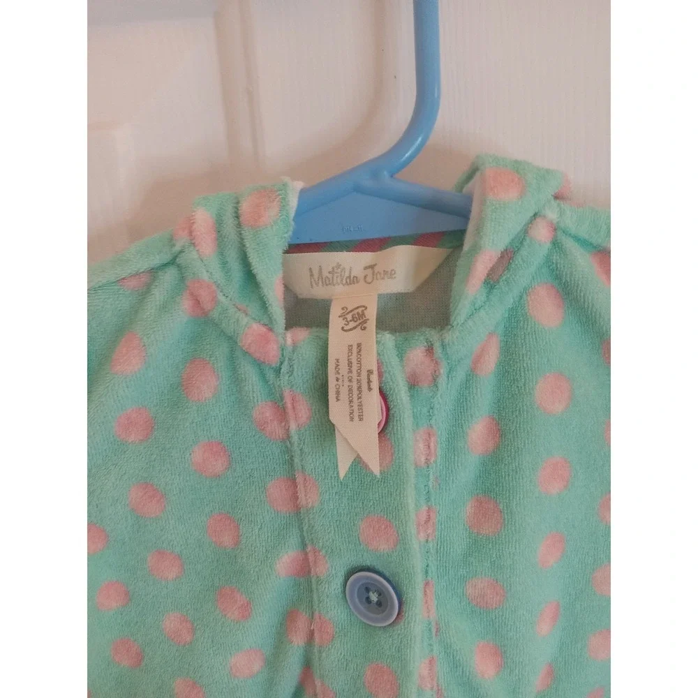Matilda Jane MISS  Swim Swimsuit Hooded Cover Up, Size 3/6‎ Months